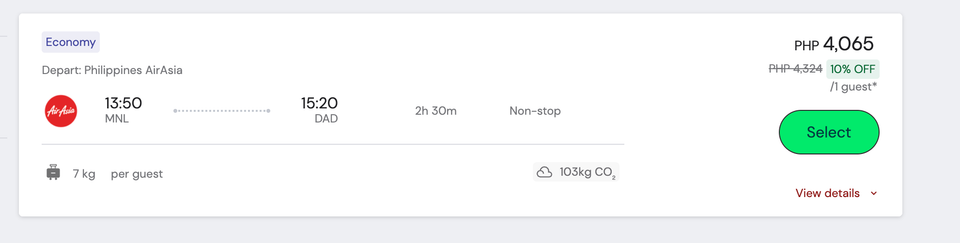 MNL to DA Nang Flights